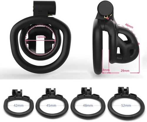 Small flat chastity cage - chastity,